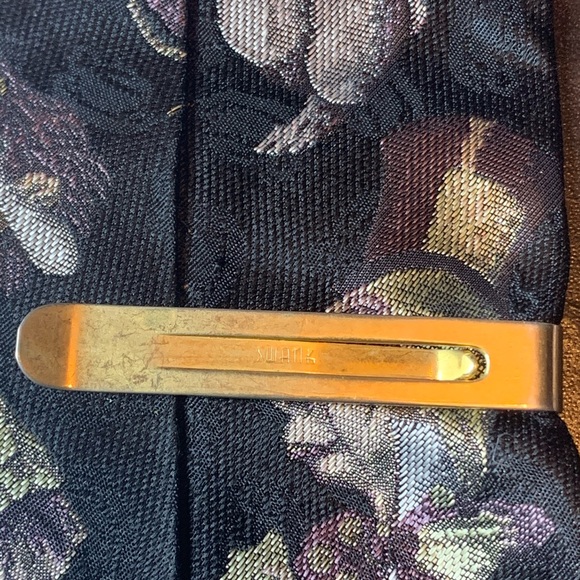 Swank Vintage Large Plain Gold Tie Bar - Picture 3 of 4
